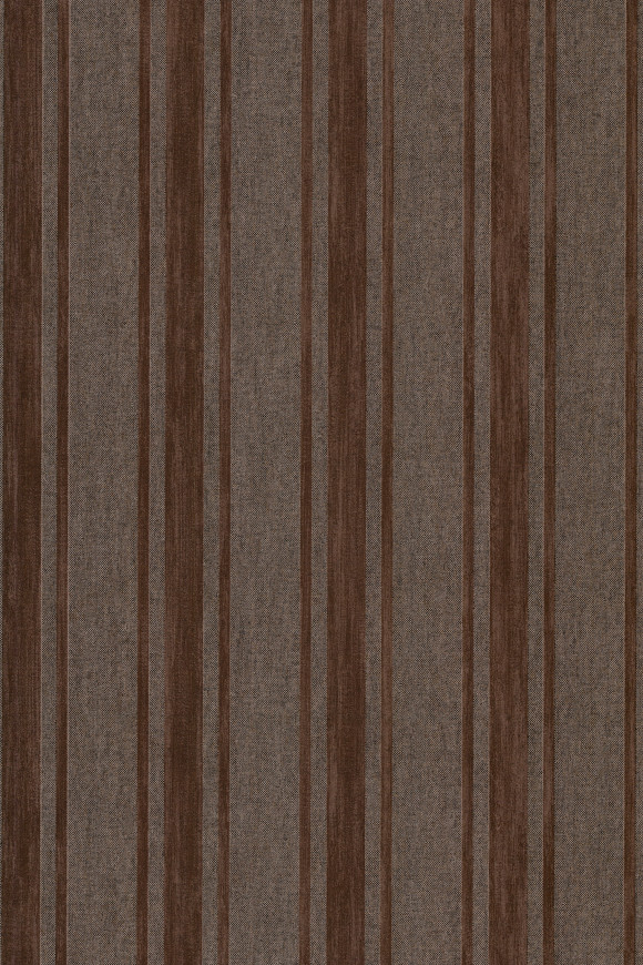 Flamant-les-rayures-stripes Bayadère behang in kleur Tabac (78106) - Product close-up