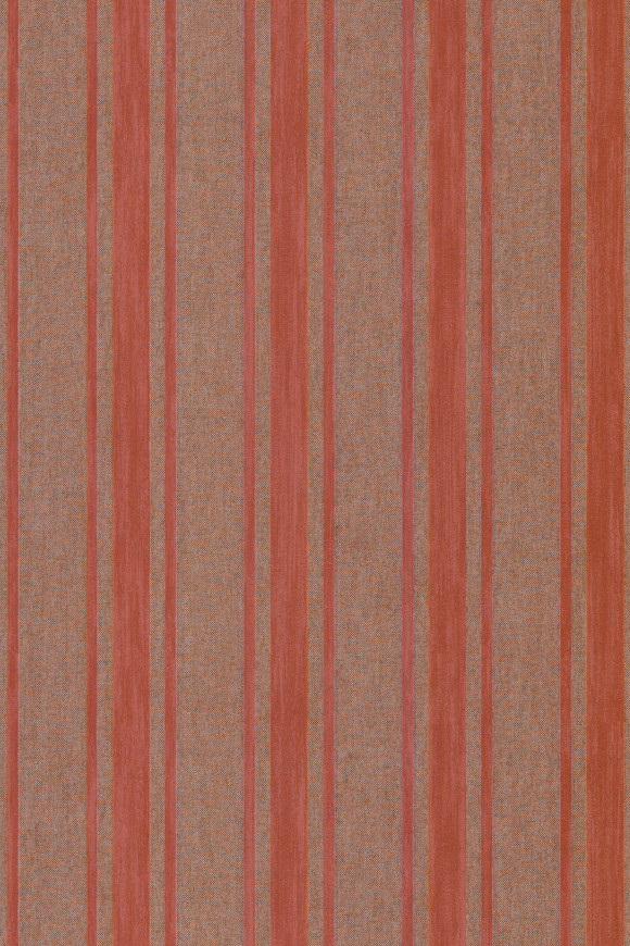Flamant les rayures stripes Bayadere behang in kleur Balmoral Red (78107) - Product close-up