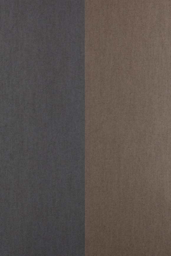 Flamant les rayures stripes Grande stripe behang in kleur Tartuffo et Noire de Lune (30004) - Product close-up