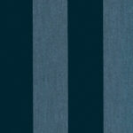 Flamant les rayures stripes Velvet behang in kleur Midnight Blue (18115) - Product close-up