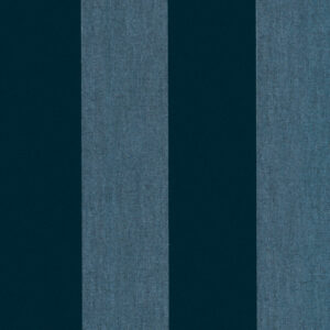 Flamant les rayures stripes Velvet behang in kleur Midnight Blue (18115) - Product close-up