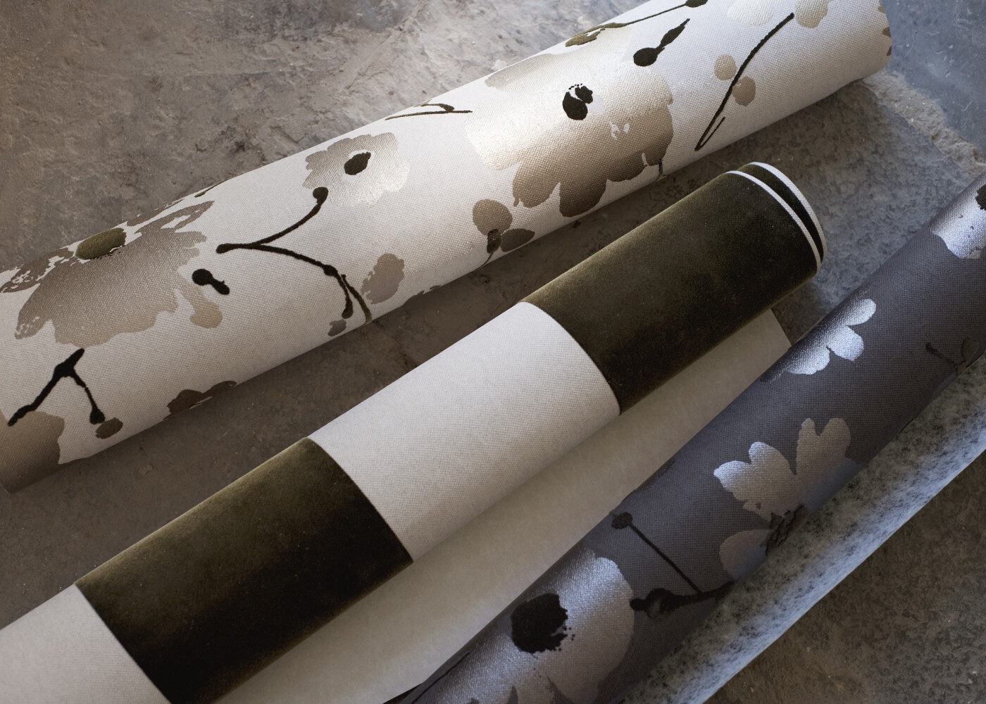 Flamant Suite III Velvet Stripe Velvet And Lin