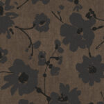 Flamant-suite-III-velvet Metal Velvet Flower and Lin behang in kleur Tartuffo (18003) - Product close-up