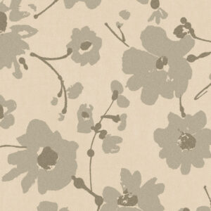 Flamant-suite-III-velvet Metal Velvet Flower and Lin behang in kleur Beach (18010) - Product close-up