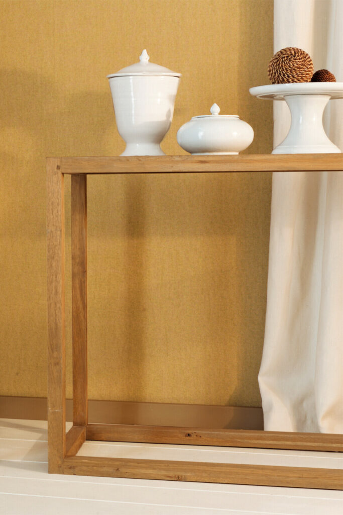 Flamant suite i les unis Lin behang in kleur Panama (40101) - Interieur impressie