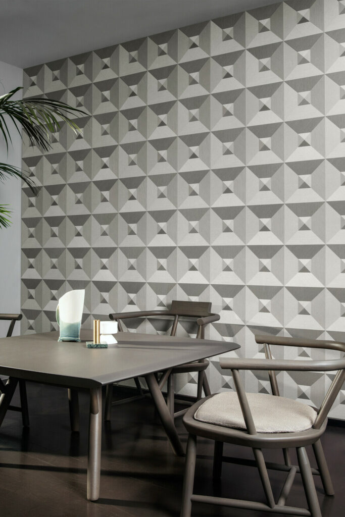 Arte Focus Pyramid behang in kleur 26500 (26500) - Interieur impressie