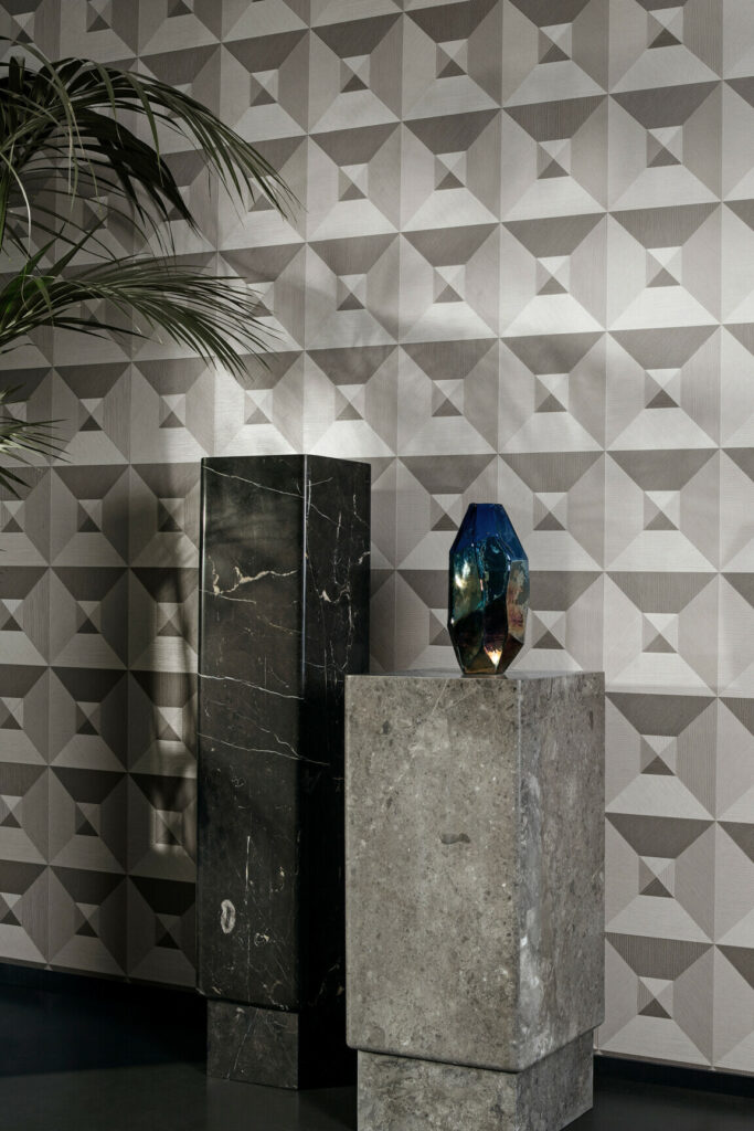 Arte Focus Pyramid behang in kleur 26500 (26500) - Interieur impressie