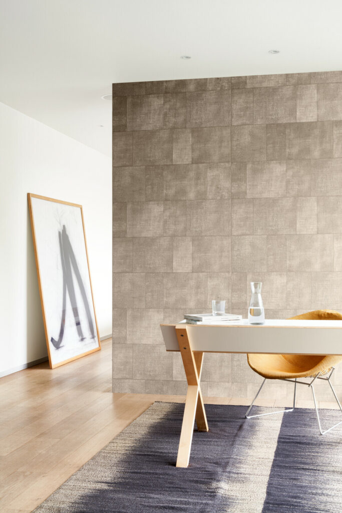 Arte Gitane Cuadro behang in kleur Greige (49547) - Interieur impressie