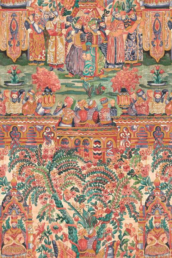 Arte Gitane Emperador behang in kleur Spring Bouquet (49500) - Product close-up