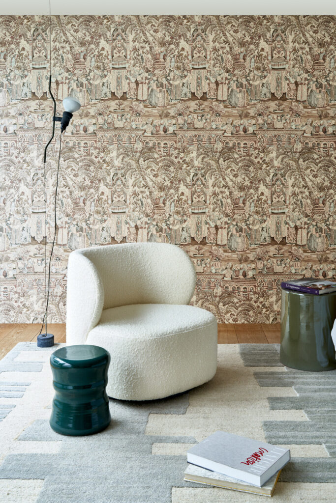 Arte Gitane Emperador behang in kleur Folklore (49501) - Interieur impressie