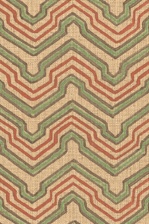 Arte Gitane Ondas behang in kleur Cottage (49551) - Product close-up