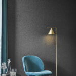 Arte Graphite Gra behang in kleur GRA0107 (GRA0107) - Interieur impressie