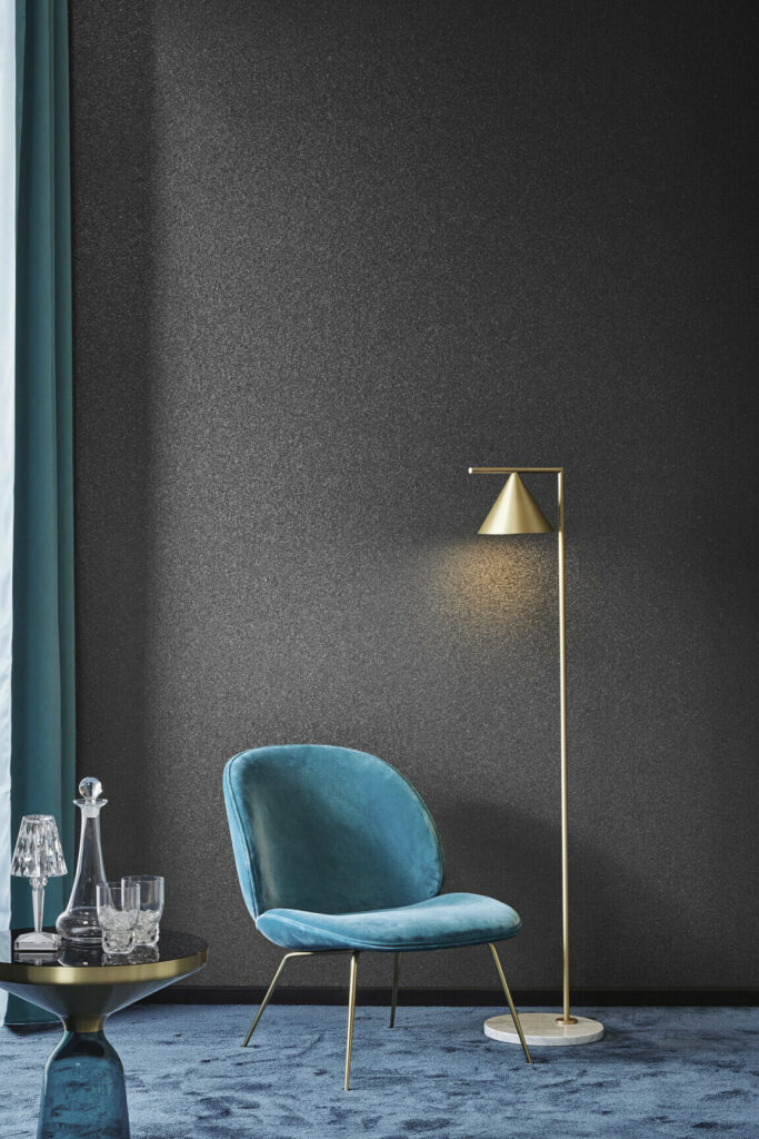 Arte Graphite Gra behang in kleur GRA0107 (GRA0107) - Interieur impressie