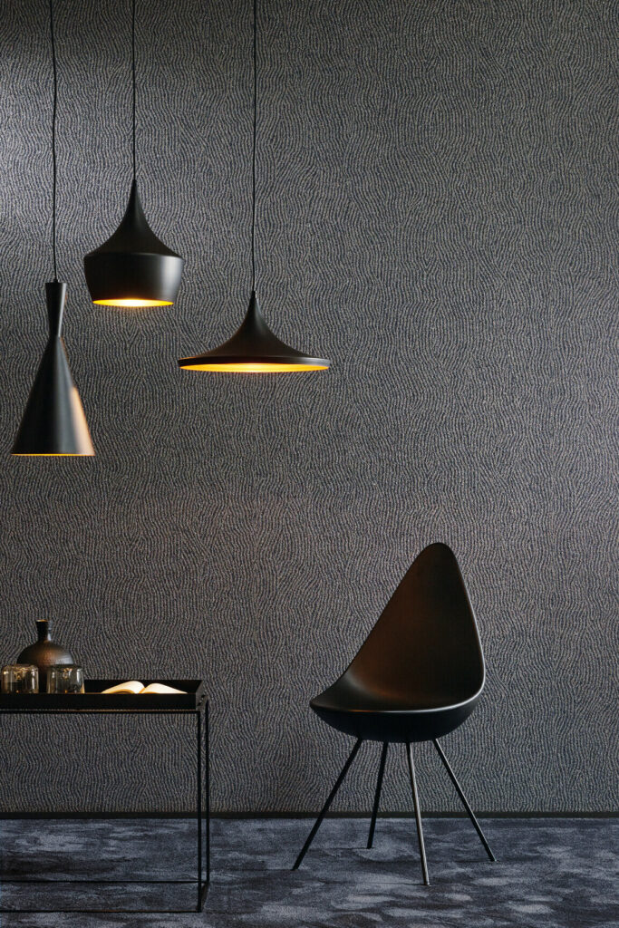 Arte Graphite Gra behang in kleur GRA7026 (GRA7026) - Interieur impressie