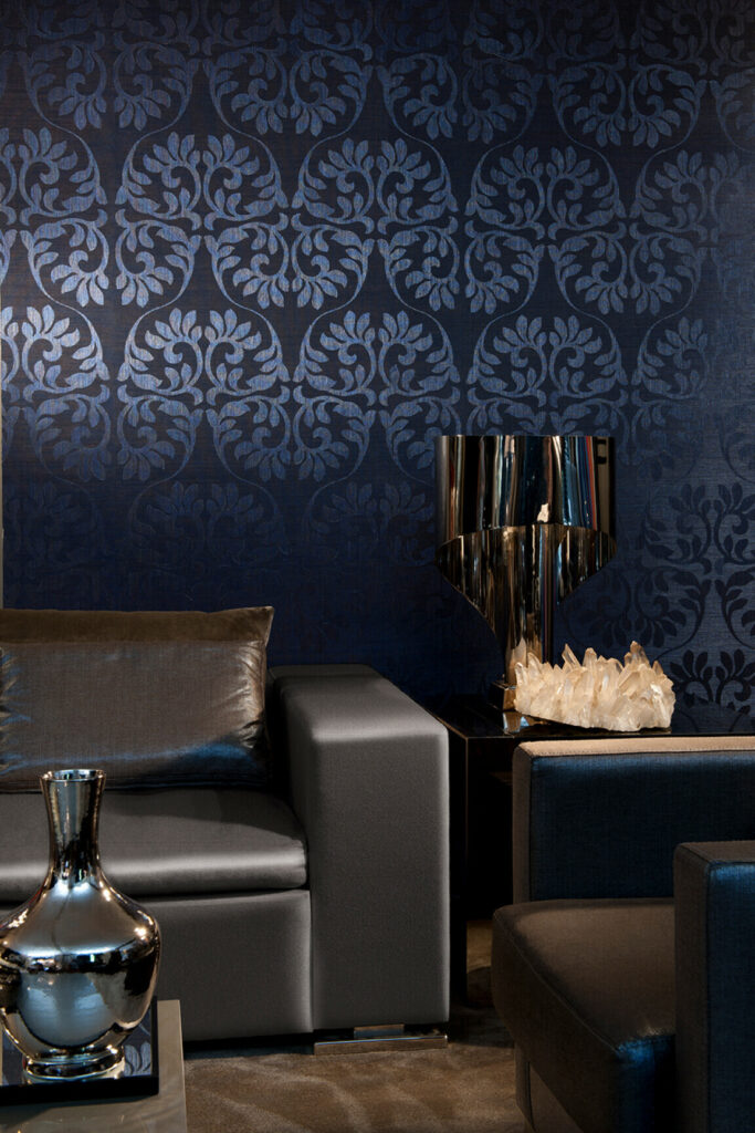 Arte Heliodor Leaf behang in kleur 49054 (49054) - Interieur impressie