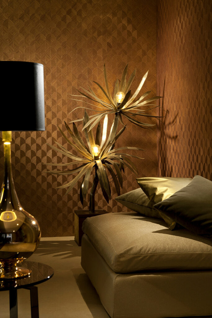 Arte Heliodor Scale behang in kleur 49100 (49100) - Interieur impressie