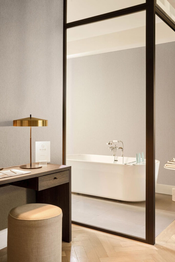 Arte High performance essence Boucle behang in kleur HPE210 (HPE210) - Interieur impressie