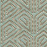 Arte Icarus Alata behang in kleur Duck Egg (15712) - Product close-up