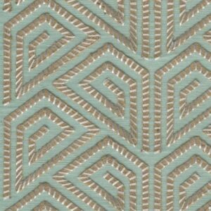 Arte Icarus Alata behang in kleur Duck Egg (15712) - Product close-up