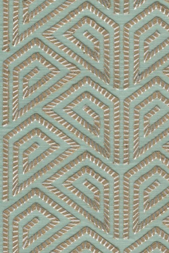 Arte Icarus Alata behang in kleur Duck Egg (15712) - Product close-up