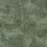 Arte Metal x patina Platinum behang in kleur Moss Green (85501A) - Product close-up