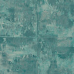 Arte Icons Platinum behang in kleur Aquamarine (85503) - Product close-up