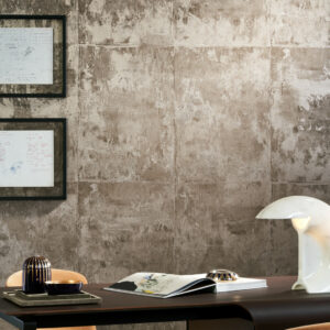 Arte Icons Platinum behang in kleur Taupe (85505) - Interieur impressie