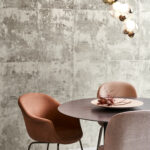 Arte Icons Platinum behang in kleur Trumpet Silver (85507) - Interieur impressie