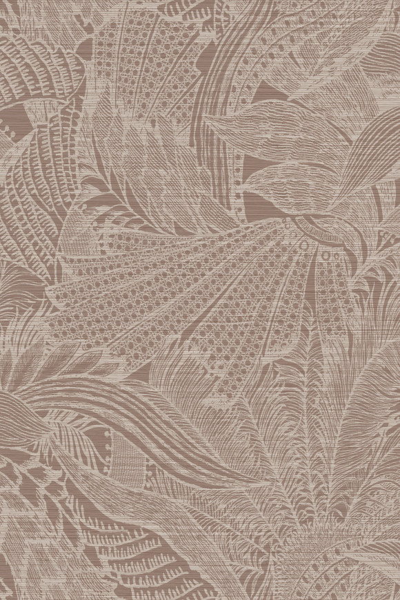 Arte Icons Symbiosis behang in kleur Sepia (85561) - Product close-up