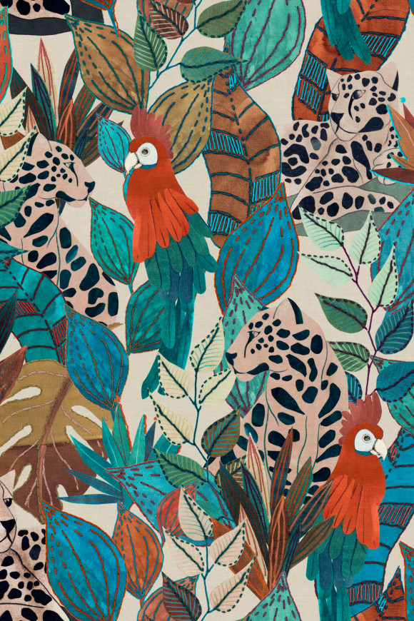 Arte Jv800 tierra Giungla behang in kleur 6640 (6640) - Product close-up