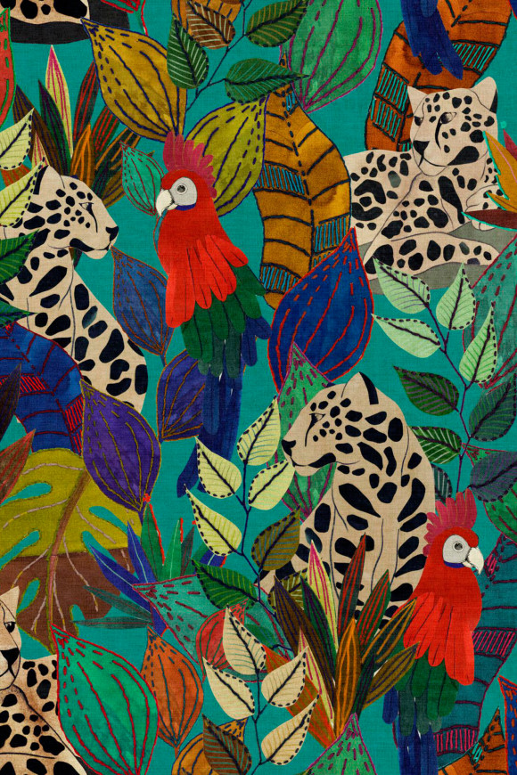 Arte Jv800 tierra Giungla behang in kleur 6642 (6642) - Product close-up