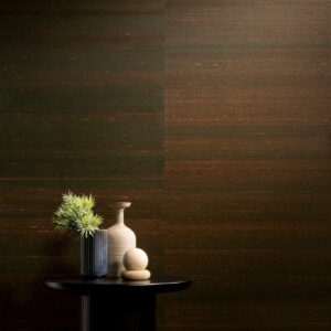 Arte Kami Dupion behang in kleur Umber (87210) - Interieur impressie