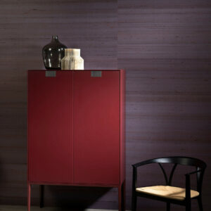 Arte Kami Dupion behang in kleur Cabernet (87214) - Interieur impressie