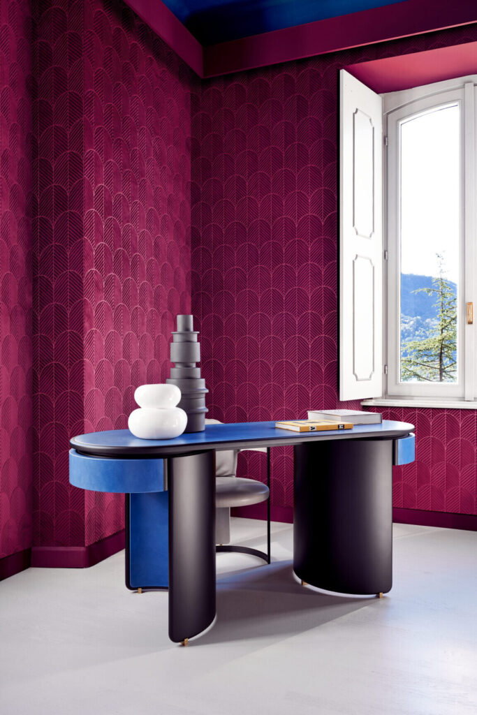 Arte Kanso Anicca behang in kleur Passion (72522) - Interieur impressie