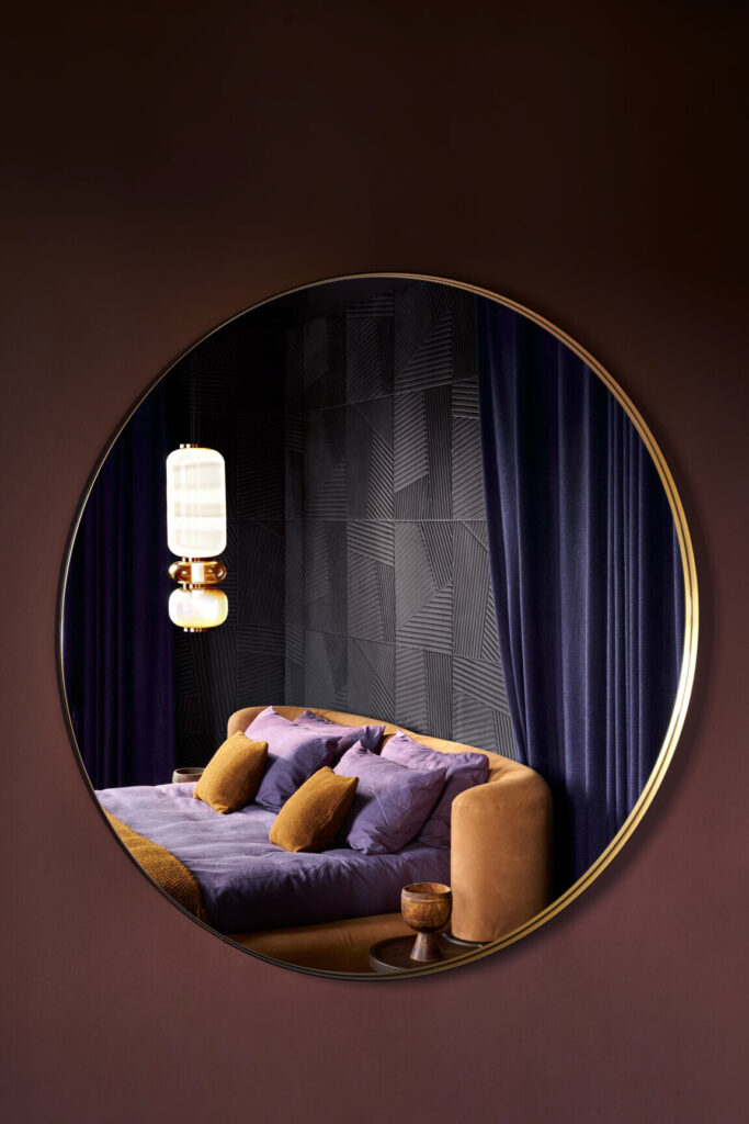 Arte Kanso Shibumi behang in kleur Seal (72532) - Interieur impressie