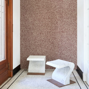 Arte Kharga Atacama behang in kleur Flaming Red (74014) - Interieur impressie