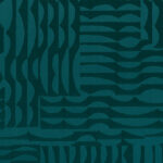 Arte Kharga Barkhan behang in kleur Teal (74000) - Product close-up