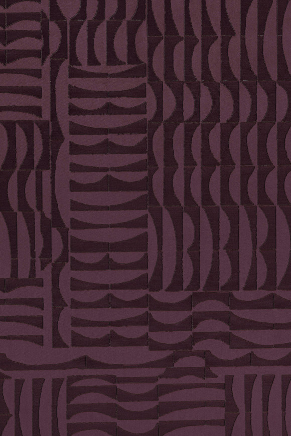 Arte Kharga Barkhan behang in kleur Burgundy (74002) - Product close-up