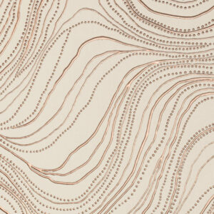 Arte Kharga Bayuda behang in kleur Sunrise Copper (74041) - Product close-up