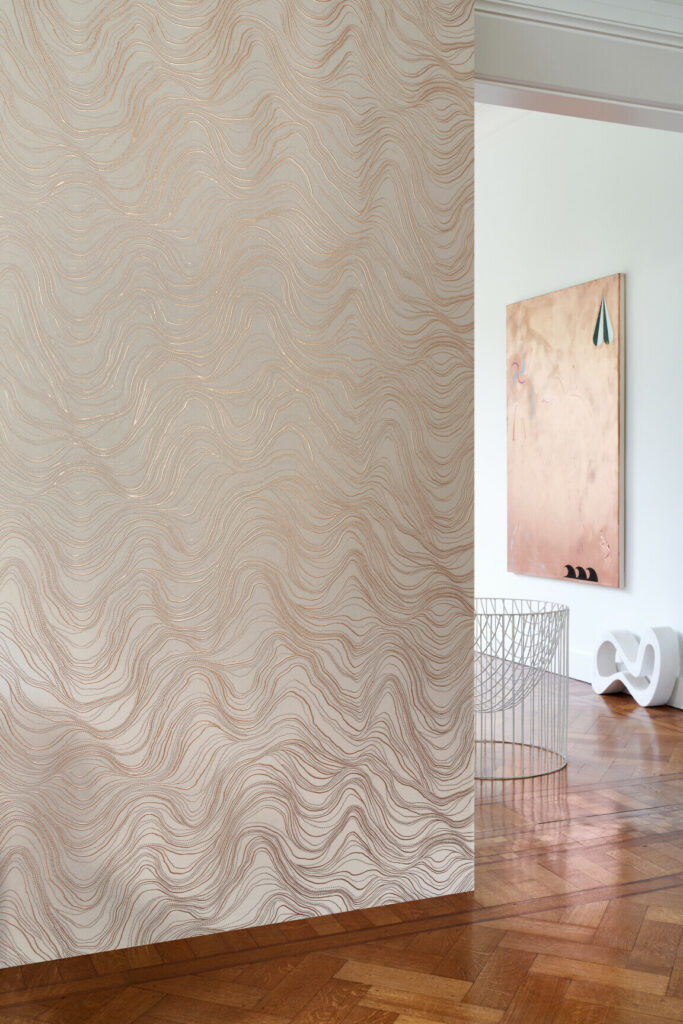 Arte Kharga Bayuda behang in kleur Sunrise Copper (74041) - Interieur impressie