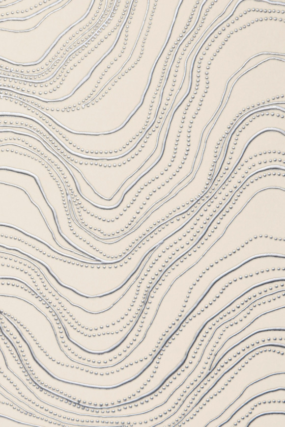 Arte Kharga Bayuda behang in kleur Dazzling Silver (74042) - Product close-up