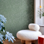 Arte Kharga Gobi behang in kleur Sage Green (74032) - Interieur impressie