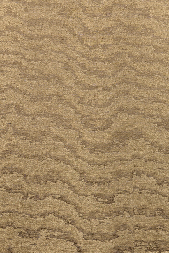 Arte Kharga Moire behang in kleur Bright Gold (15011A) - Product close-up