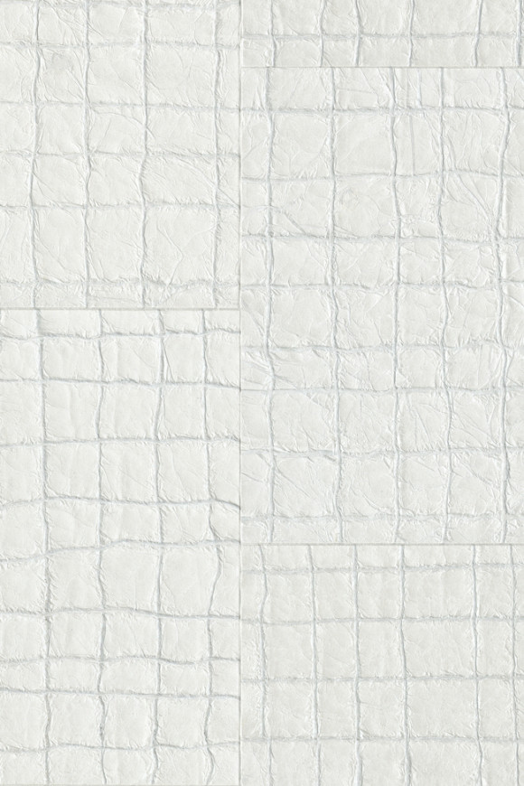 Arte Kharga Ténéré behang in kleur White Pearl (74027) - Product close-up