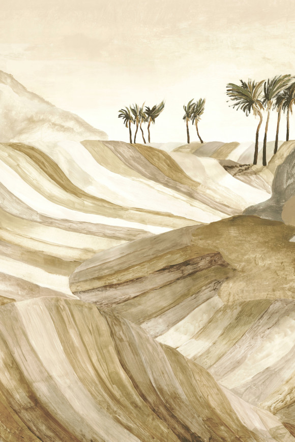 Arte Kharga Zerzura behang in kleur Limestone Dune (74061) - Product close-up