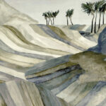 Arte Kharga Zerzura behang in kleur Desert Night (74062) - Product close-up