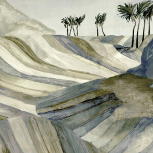 Arte Kharga Zerzura behang in kleur Desert Night (74062) - Product close-up