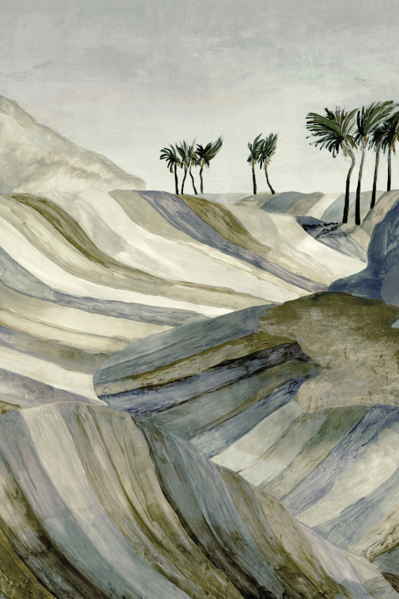 Arte Kharga Zerzura behang in kleur Desert Night (74062) - Product close-up