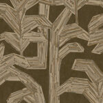 Arte Lanai Kailua behang in kleur Charcoal (81503) - Product close-up