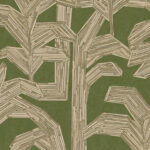 Arte Lanai Kailua behang in kleur Moss (81507) - Product close-up